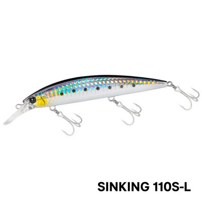 TSURINOYA 110 mm 37 g liela svara jūras makšķerēšanas māneklis, maks. 80 m, īpaši garš liešana, grimstoša Minnow WIZARD 110S mākslīgā cietā ēsma