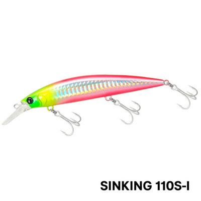TSURINOYA 110 mm 37 g liela svara jūras makšķerēšanas māneklis, maks. 80 m, īpaši garš liešana, grimstoša Minnow WIZARD 110S mākslīgā cietā ēsma