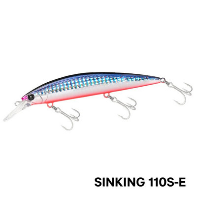 TSURINOYA 110 mm 37 g liela svara jūras makšķerēšanas māneklis, maks. 80 m, īpaši garš liešana, grimstoša Minnow WIZARD 110S mākslīgā cietā ēsma