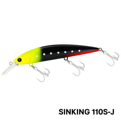 TSURINOYA 110 mm 37 g liela svara jūras makšķerēšanas māneklis, maks. 80 m, īpaši garš liešana, grimstoša Minnow WIZARD 110S mākslīgā cietā ēsma