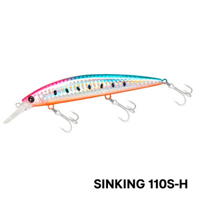 TSURINOYA 110 mm 37 g liela svara jūras makšķerēšanas māneklis, maks. 80 m, īpaši garš liešana, grimstoša Minnow WIZARD 110S mākslīgā cietā ēsma