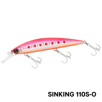 TSURINOYA 110 mm 37 g liela svara jūras makšķerēšanas māneklis, maks. 80 m, īpaši garš liešana, grimstoša Minnow WIZARD 110S mākslīgā cietā ēsma