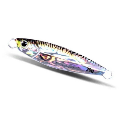 Merepüük Slow Jig Metal Jigging Lusikas Laser Tehissööt Paadiga Kalapüügi Jig 3D Prindiga landid Super Hard Fish Fishing Lures