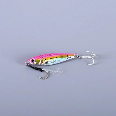 Merepüük Slow Jig Metal Jigging Lusikas Laser Tehissööt Paadiga Kalapüügi Jig 3D Prindiga landid Super Hard Fish Fishing Lures