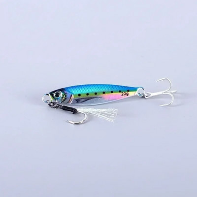 Merepüük Slow Jig Metal Jigging Lusikas Laser Tehissööt Paadiga Kalapüügi Jig 3D Prindiga landid Super Hard Fish Fishing Lures