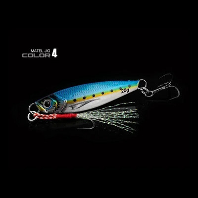 Merepüük Slow Jig Metal Jigging Lusikas Laser Tehissööt Paadiga Kalapüügi Jig 3D Prindiga landid Super Hard Fish Fishing Lures