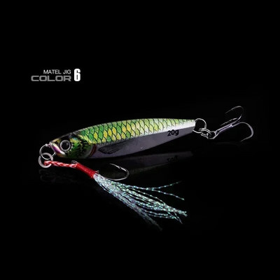 Merepüük Slow Jig Metal Jigging Lusikas Laser Tehissööt Paadiga Kalapüügi Jig 3D Prindiga landid Super Hard Fish Fishing Lures