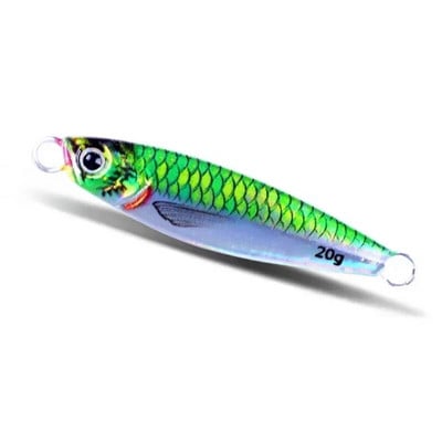 Merepüük Slow Jig Metal Jigging Lusikas Laser Tehissööt Paadiga Kalapüügi Jig 3D Prindiga landid Super Hard Fish Fishing Lures
