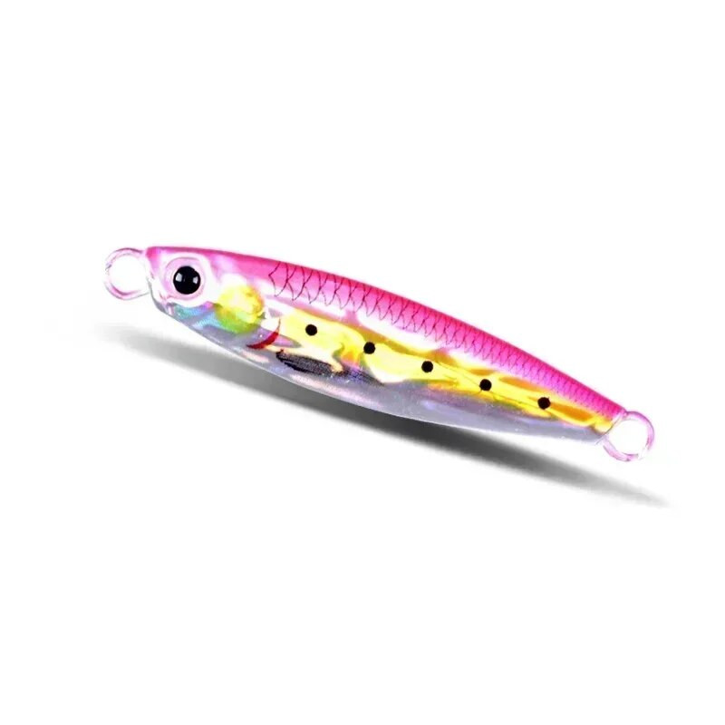 Merepüük Slow Jig Metal Jigging Lusikas Laser Tehissööt Paadiga Kalapüügi Jig 3D Prindiga landid Super Hard Fish Fishing Lures