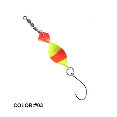 Twisted Metāla foreļu makšķerēšanas karotes mānekļi 2,8 g 4 g mākslīgās vērpšanas ēsmas foreļu makšķerēšanai