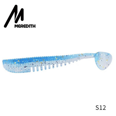 MEREDITH Awaruna Fishing Lures 8cm 9,5cm 13cm Τεχνητά Δολώματα Wobblers Soft Lures Shad Carp Silicone Fishing Soft Baits