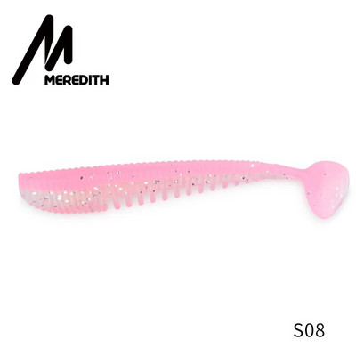 MEREDITH Awaruna Fishing Lures 8cm 9,5cm 13cm Τεχνητά Δολώματα Wobblers Soft Lures Shad Carp Silicone Fishing Soft Baits