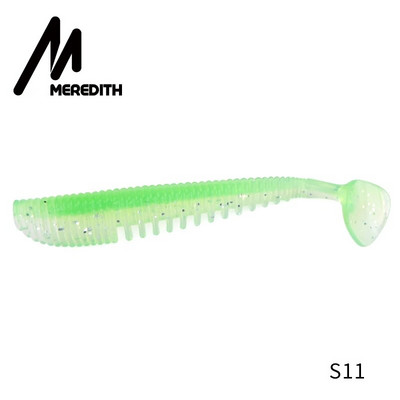 MEREDITH Awaruna Fishing Lures 8cm 9,5cm 13cm Τεχνητά Δολώματα Wobblers Soft Lures Shad Carp Silicone Fishing Soft Baits