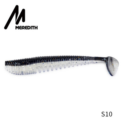 MEREDITH Awaruna Fishing Lures 8cm 9,5cm 13cm Τεχνητά Δολώματα Wobblers Soft Lures Shad Carp Silicone Fishing Soft Baits