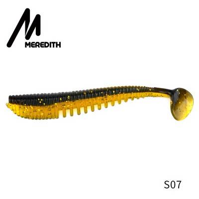 MEREDITH Awaruna Fishing Lures 8cm 9,5cm 13cm Τεχνητά Δολώματα Wobblers Soft Lures Shad Carp Silicone Fishing Soft Baits