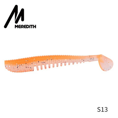 MEREDITH Awaruna Fishing Lures 8cm 9,5cm 13cm Τεχνητά Δολώματα Wobblers Soft Lures Shad Carp Silicone Fishing Soft Baits