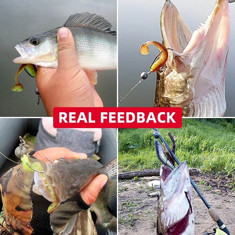 MEREDITH Awaruna Fishing Lures 8cm 9,5cm 13cm Τεχνητά Δολώματα Wobblers Soft Lures Shad Carp Silicone Fishing Soft Baits