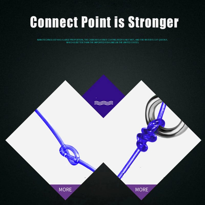 500 m najlonska struna za pecanje, super jaka 2 LB - 40 LB, 5 boja Japanska monofilamentna glavna struna Dodatna oprema za strunu za pecanje