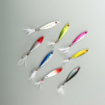 Νέο DRAGER Metal Cast Jig Spoon 7/10/15/20/24/30g Shore Casting Jigging Fish Sea Bass Fishing Lure Artificial Bait Tackle