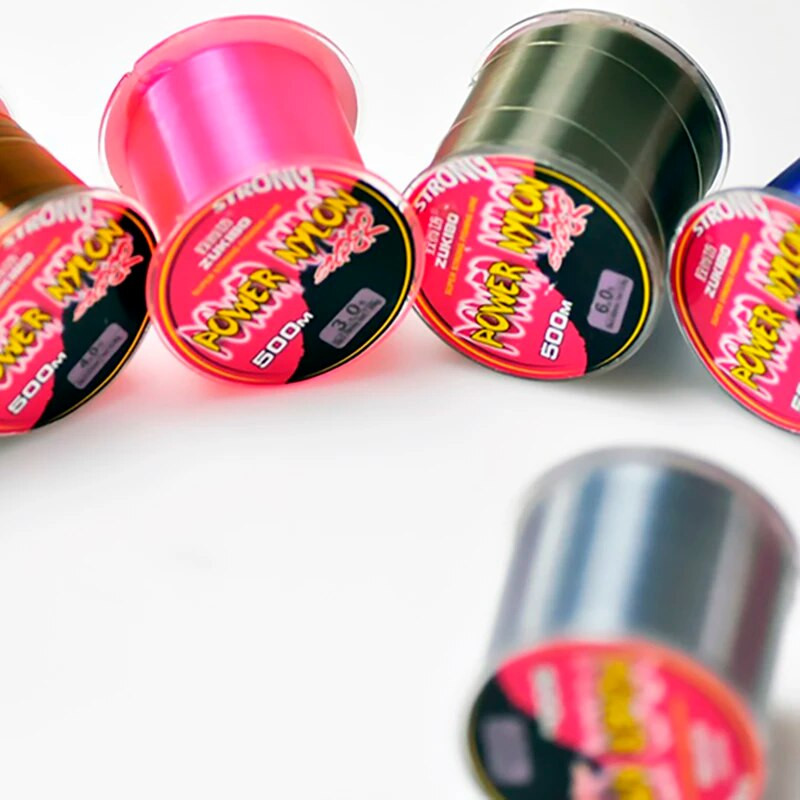 ZUKIBO 500M nailonist õngenöör Jaapani vastupidav monofilamentkarpkala õngenöör Super Strong 5LB-40LB Forell linha de pesca