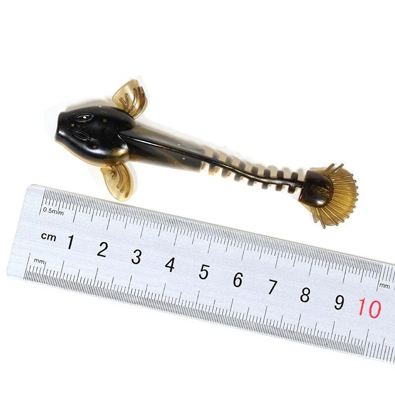 5 kom/komplet bionički mamac, mekani mamac, mekani crv s ravnim repom, 6,5 cm/9 cm, simulacija riblje meke ribe, lažni mamac golemog daždevnjaka