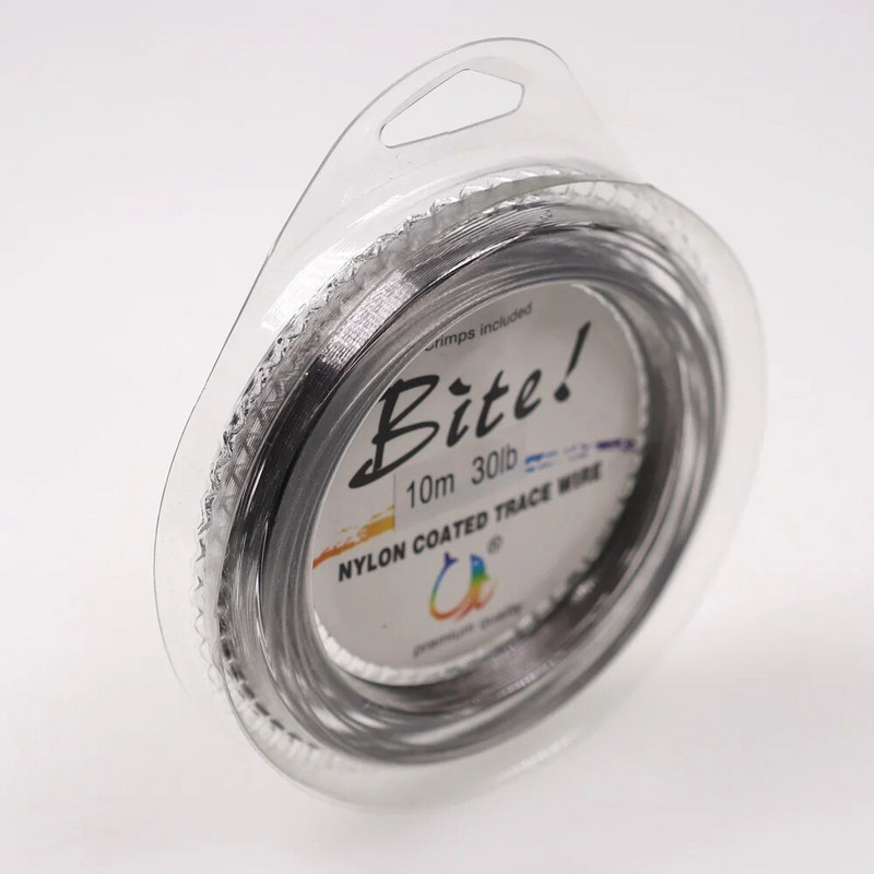 ICERIO 10 m antikorozivno presvučena najlonom 7 niti čelična žica 5 lb ~ 200 lb oprema za vabljenje za vabljenje Ribolovno uže