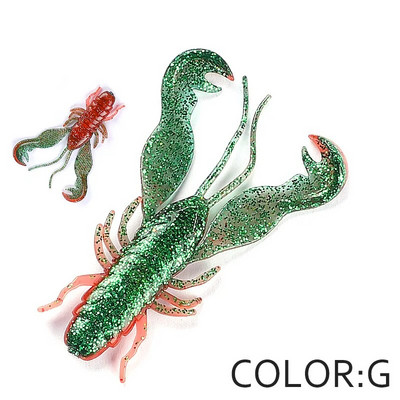 Supercontinent Filet Craw 40mm/15pcs 70mm/6pcs Soft Lure Fishing Lures  shrimp Lobster Soft Plastic Lure Fishing Lures