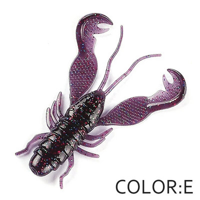 Supercontinent Filet Craw 40mm/15gb 70mm/6gb Soft Lure Makšķerēšanas mānekļi garneļu omāri Mīkstas plastmasas mānekļi zvejas mānekļiem