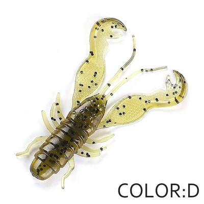 Supercontinent Filet Craw 40mm/15gb 70mm/6gb Soft Lure Makšķerēšanas mānekļi garneļu omāri Mīkstas plastmasas mānekļi zvejas mānekļiem