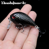 Brändi elutruu VIB ujuv püügilant 4cm 8G Pesca konksud Fish Wobbler Tackle Crankbait kunstlik Jaapani kõva sööt