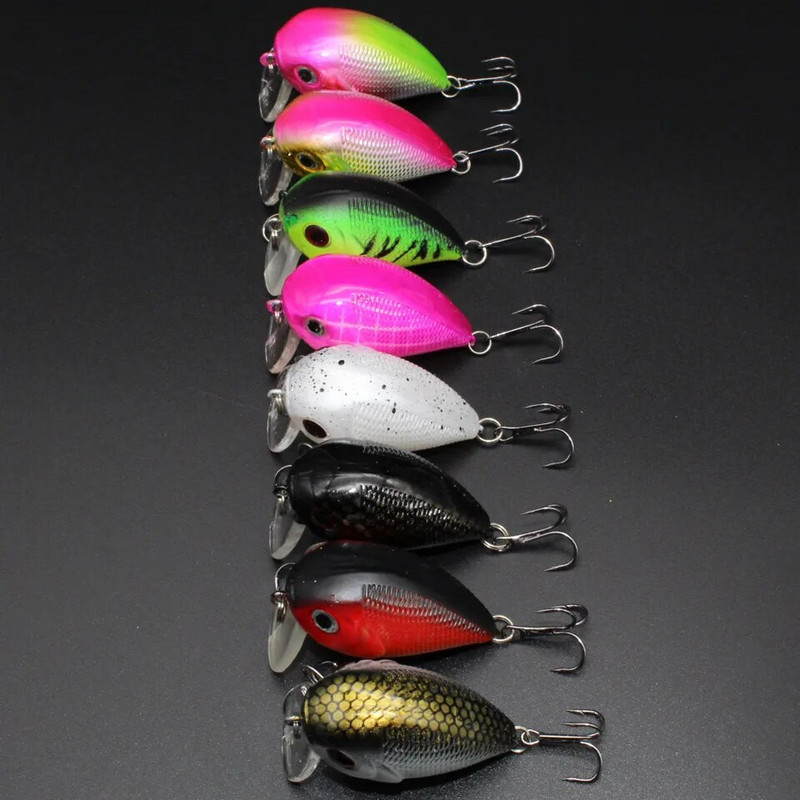 Brändi elutruu VIB ujuv püügilant 4cm 8G Pesca konksud Fish Wobbler Tackle Crankbait kunstlik Jaapani kõva sööt
