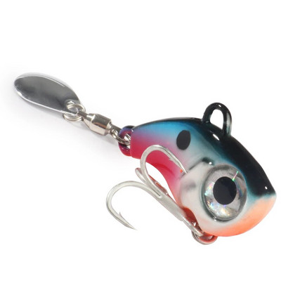 Wobble Rotating Metal VIB Vibration Bait Spinner Spoon Jig Fishing Lures 10g 20g 30g Artificial Hard Baits Sequins Pesca Lure
