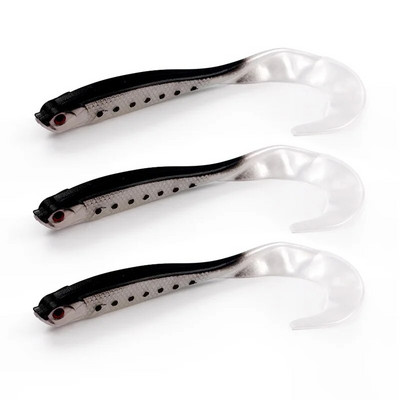 3tk/partii pika sabaga kala silikoonist pehme sööt 12cm 6,5g jigid voblerid landid kunstkummist söödad bassi ujumisriistad