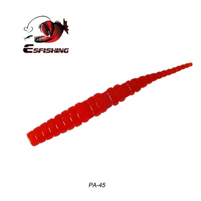 KESFISHING Jig Worm Lures Polaris 42mm Pesca Bass Forele Ziemas zemledus makšķerēšanas injekcijas sāļi un smaržas Bezmaksas piegāde Mīkstās ēsmas