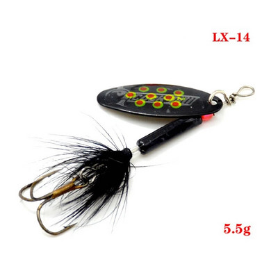 Spinner Baits Püügispinnerid 2,5-12g Spinnerbait Forelli landid Kalapüügi landid meriforellile