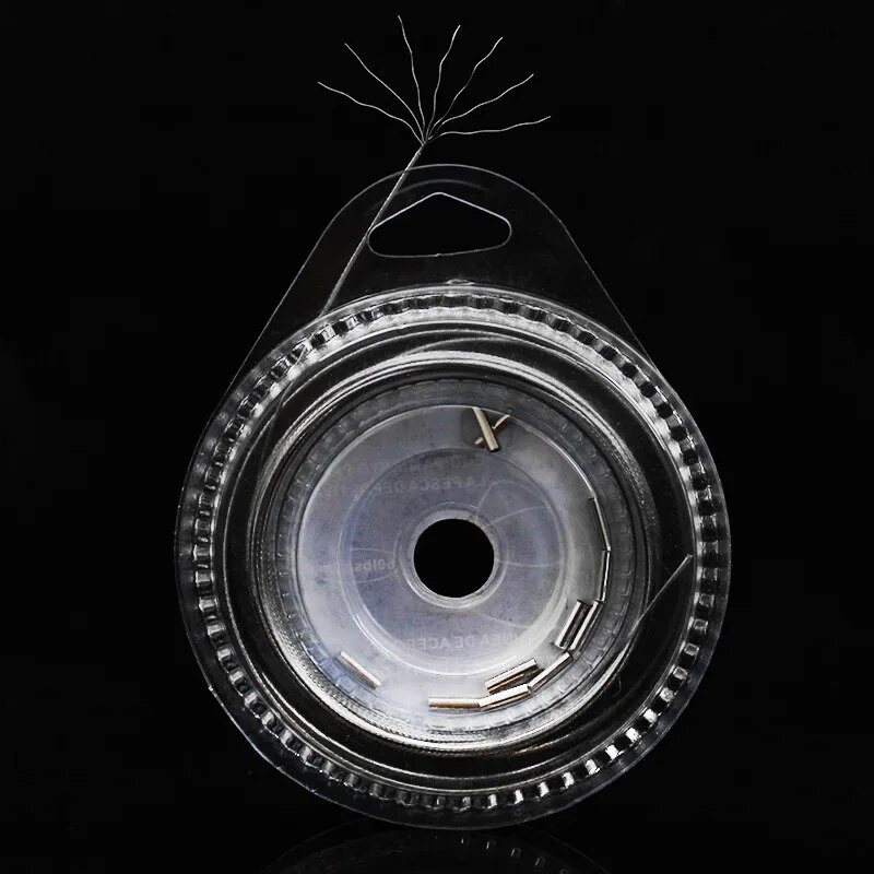 Σύρμα ψαρέματος 10M Ατσάλινο σύρμα Anti Bite Line Bite Resistant Wear Tenile Force 7 Strands Steel Wire Front Lead Fishing-Wire