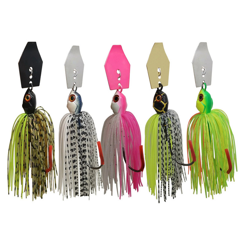 Mycena 7G/9G/11G/14G/21G makšķerēšanas māneklis Chatter ēsma spinera ēsma Blade Jig Dancer Buzzbait voblera chatterbait bass līdakas zivīm