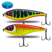 CF Lure 90mm/120mm/150mm (Χρώμα 1~24) Slow Sinking jerkbait musky pike slider Bass fishing lure Tackle