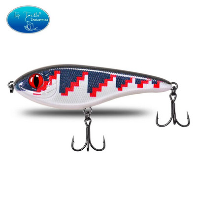 CF Lure 90mm/120mm/150mm (Χρώμα 1~24) Slow Sinking jerkbait musky pike slider Bass fishing lure Tackle