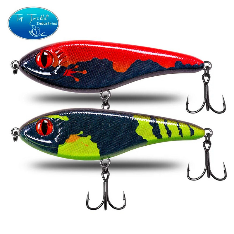 CF Lure 90mm/120mm/150mm (Χρώμα 1~24) Slow Sinking jerkbait musky pike slider Bass fishing lure Tackle