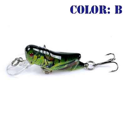 1kom Insekt Bionic Mamac za Ribolov 45mm 3.5g Skakavac Minnow Tvrdi mamci Lignje Umjetni Swimbaits Pribor za pecanje Bas Šaran Štuka