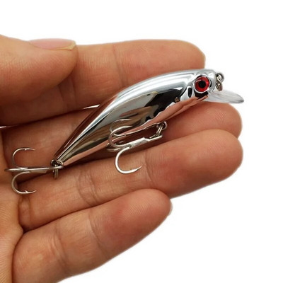 1 vnt Minnow žvejybos masalas 5,5 cm 6 g vobleris, skęstantis plastikinis kietas masalas Crankbaits Isca dirbtinis masalas, skirtas lydekų žvejybos reikmenims