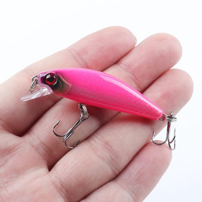 1Gb Minnow zvejas māneklis 5,5 cm 6g vobleris grimstošs plastmasas cietais ēsmas Crankbaits Isca mākslīgais māneklis bass līdakas makšķerēšanas piederumiem
