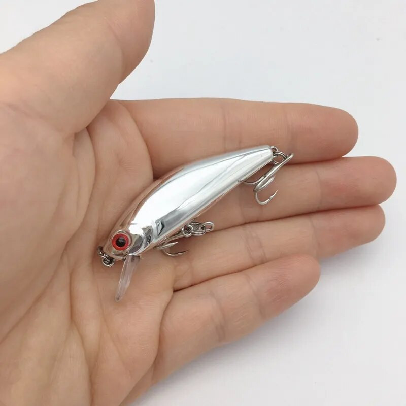 1Gb Minnow zvejas māneklis 5,5 cm 6g vobleris grimstošs plastmasas cietais ēsmas Crankbaits Isca mākslīgais māneklis bass līdakas makšķerēšanas piederumiem