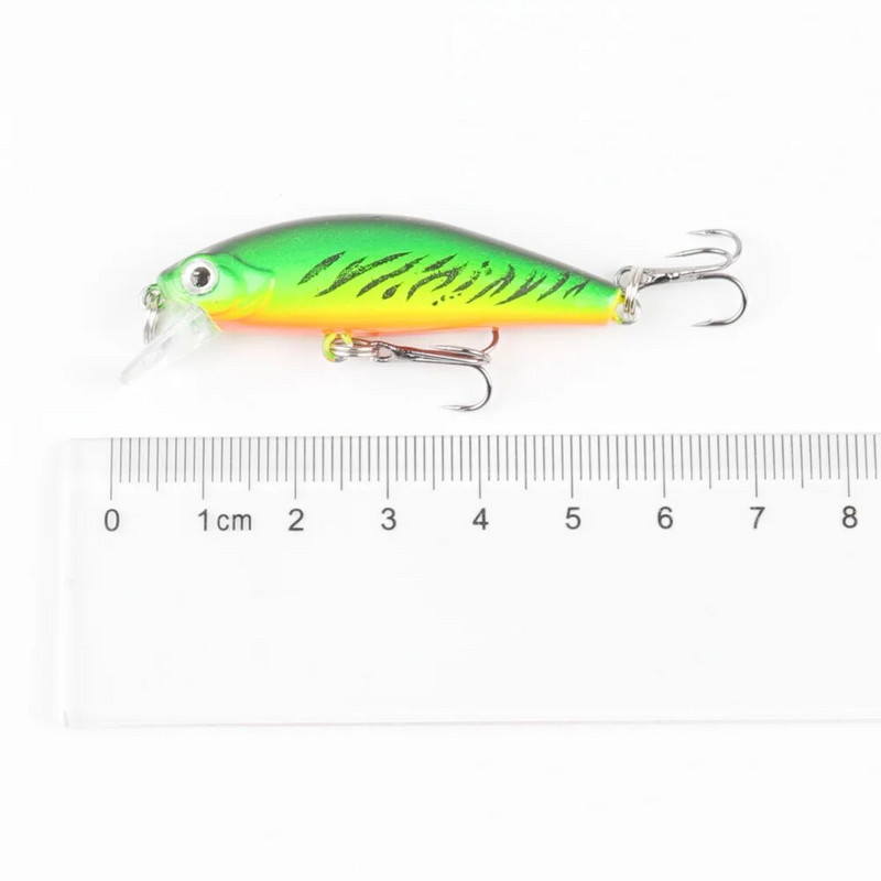 1Gb Minnow zvejas māneklis 5,5 cm 6g vobleris grimstošs plastmasas cietais ēsmas Crankbaits Isca mākslīgais māneklis bass līdakas makšķerēšanas piederumiem