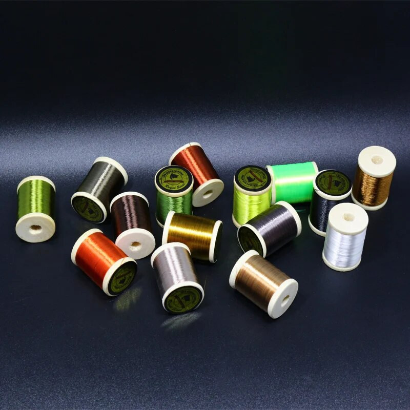 Royal Sissi kuum 75D ülipeen kõrge tõmbetugevusega kärbse sidumisniit puidust pooliga 300yds vahatatud sidumisniit Nymph Dry Wet kärbeste jaoks