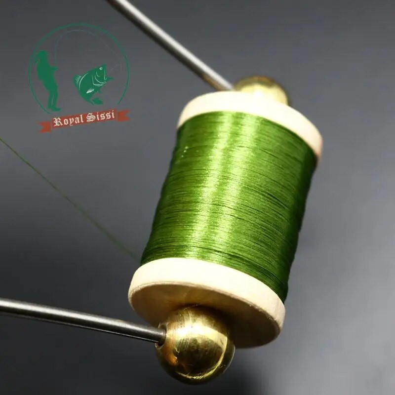 Royal Sissi kuum 75D ülipeen kõrge tõmbetugevusega kärbse sidumisniit puidust pooliga 300yds vahatatud sidumisniit Nymph Dry Wet kärbeste jaoks