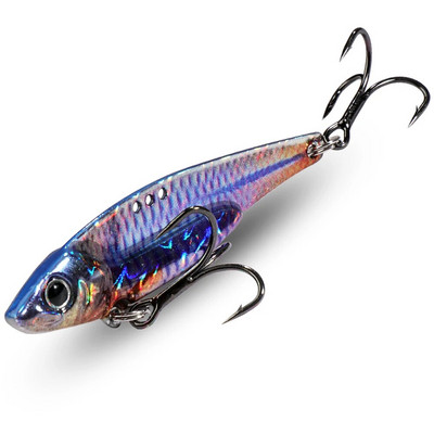 Spinner Karote Metāla Jig Bait 7g 10g 16g 20g VIB Grimstošs Blade Spinning Treble Hook Spinnerbait Pesca Pike Carp Sea Fishing Lure