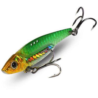 Spinner Karote Metāla Jig Bait 7g 10g 16g 20g VIB Grimstošs Blade Spinning Treble Hook Spinnerbait Pesca Pike Carp Sea Fishing Lure