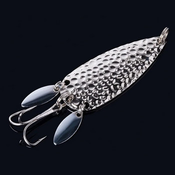 1 τμχ Fishing Lure Metal Spoon Spinnerbait Διπλό Περιστρεφόμενα Σκληρά Τεχνητά Δολώματα 25g Sequin Rotate Lure for Pike Bass Trout